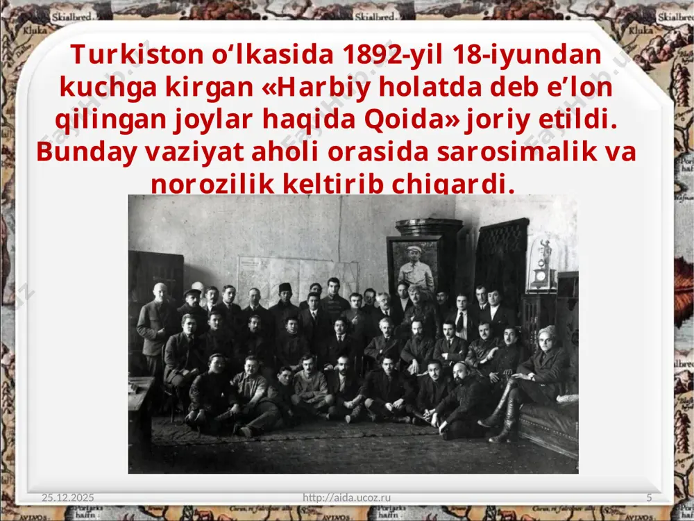toshkentda «vabo isyoni» 9 -sinf - Page 5