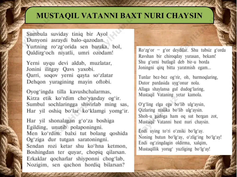 mustaqillik davri she’riyatidan namunalar 11 - sinf - Page 5