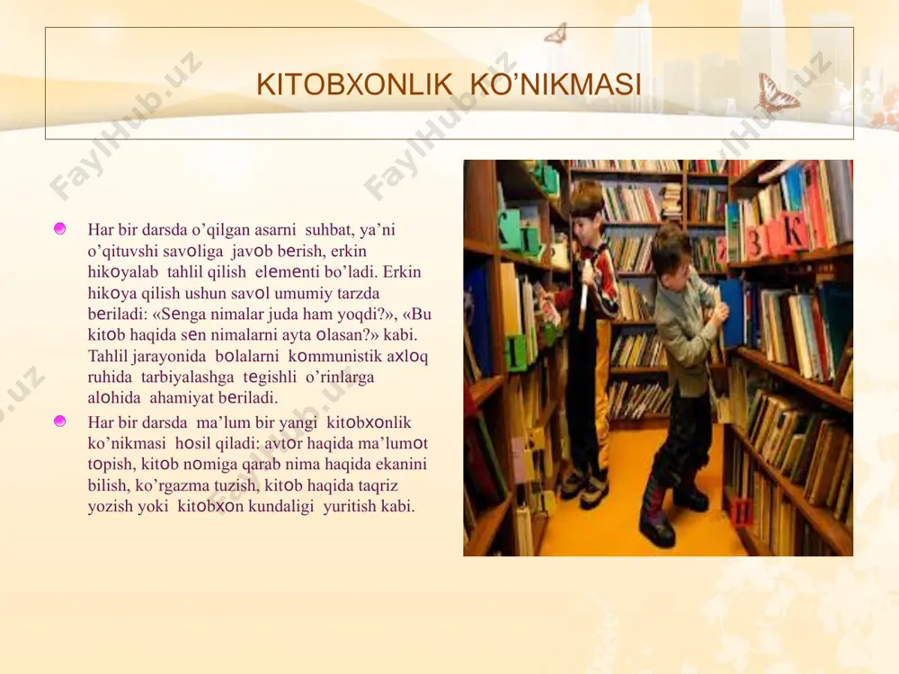 o‘quvchilarning darsdan keyingi faoliyatini tashkil qilish - Page 5