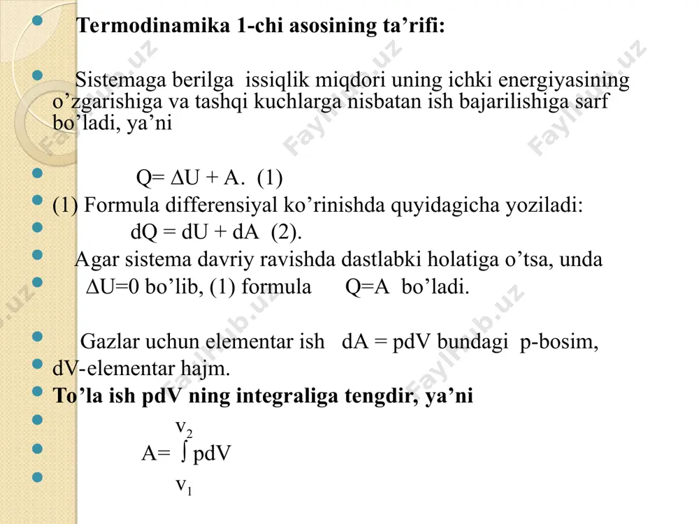 a kuchsiz rivojlanganligi bilan bog’liqdir. bir xil massali odamlarning qaysi birida mushaklari ko’proq rivojlangan bo’lsa, shunisining energiya sarfi ko’proq bo’ladi. og’ir jismoniy mehnatda energiya sarfi asosiy almashinuvga nisbatan 15 martagacha katta bo’lib ketishi mumkin. dt dw s bog ' =