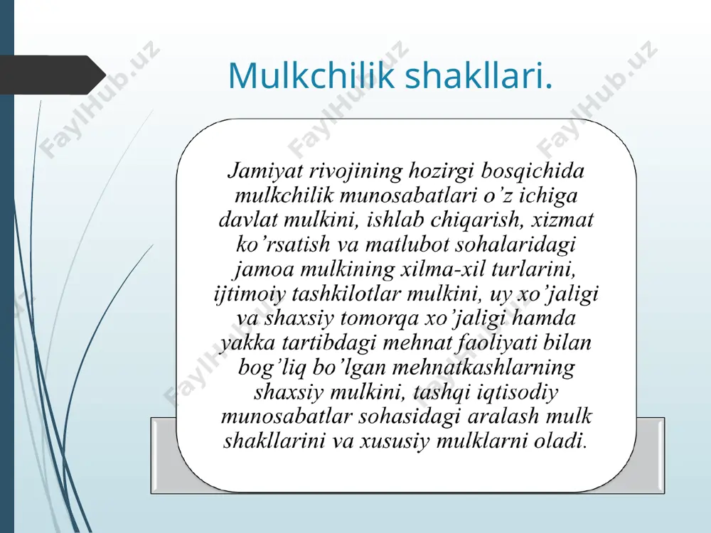 mulkni davlat tasarrufidan chiqarish, xususiylashtirish - Page 2