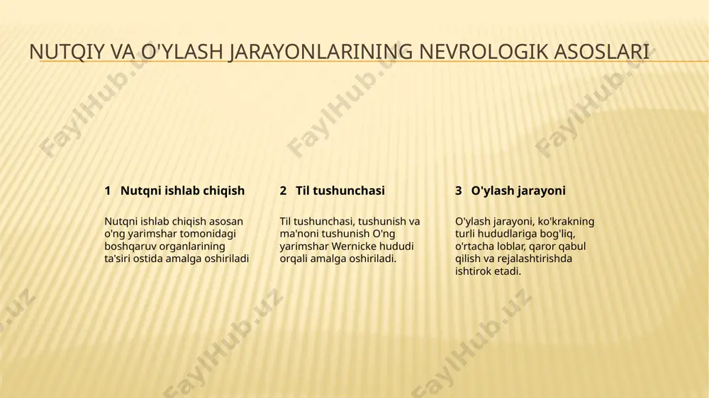 akatlardan insonlar bilan samarali aloqani kafolatlaydi. shaxsiy rivojlanish va o'z fikrlarini bayon qilish ta'lim insonlarga shakllanishlarini rivojlantirish, o'z fikrlarini bayon qilish va ma'noiy muloqotlarga qo'shilishga qudrat beradi, bu esa ularning nutqi va fikrlarining rivojlantirilishiga xizmat qiladi. yashovchi beyni nutq va o'ylashni o'zgartirishi 1 til ishlashda o'zgarishlar beyn yashab, so'zni topish va sodda bajarishda kamayish bo'lishi mumkin, bu esa suhbat jarayonida kerakli so'zlarni topishda qiyinlikka olib kelishi mumkin. 2 kognitiv kamayish va xotira yo'qotishi yashovchi bilan, ma'lumotni saqlash va eslab qolish imkoniyati etkisi bilan, ismlarni, sanalarni va boshqa tafsilotlarni eslab qolishda qiyinlikka olib kelishi mumkin. 3 kommunikatsiya ko'nikmalariga ta'sir yashovchi beyin, tuzilgan va tuzilmagan o'ylarni saqlashda muammolar yashay oladi, bu esa ideyalarni va fikrlarni ovoz berishda qiyinlikka olib kelishi mumkin. psixologiya tadqiqotlarida nutq va o'ylash uchun ta'sir til va kognitiv rivojlanish tilning kognitiv rivojlanishga ta'siri haqida o'rganish, bolalar qanday qilib til o'rganish va o'ylash ko'nikmalarini rivojlantirish haqida ko'rsatgichlar berishi mumkin. kommunikatsiya …