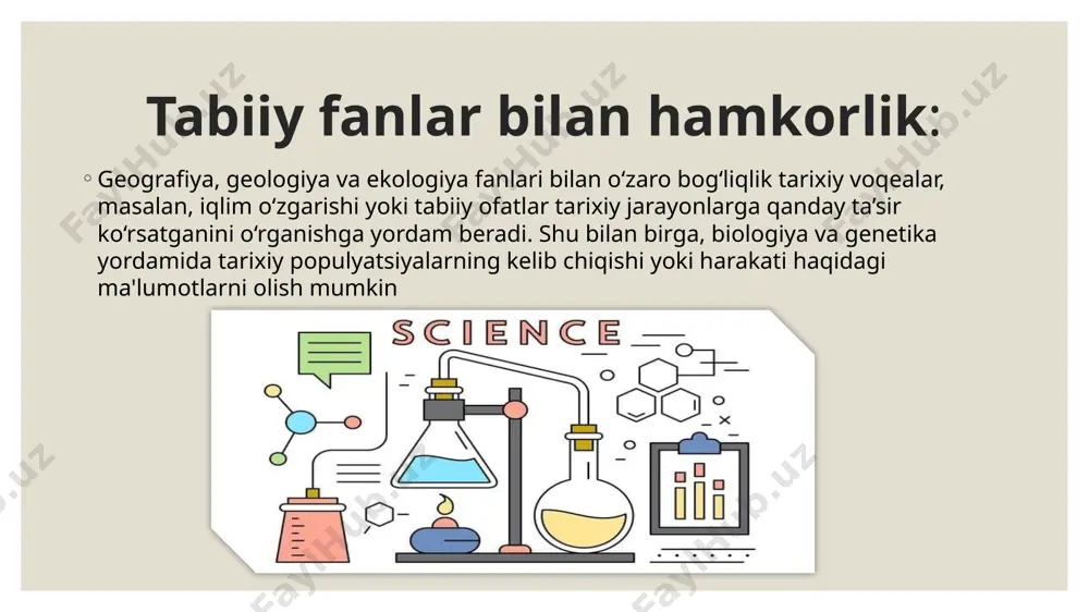 tarix fani tatqiqotlarida fanlar aro yondashuvi - Page 5