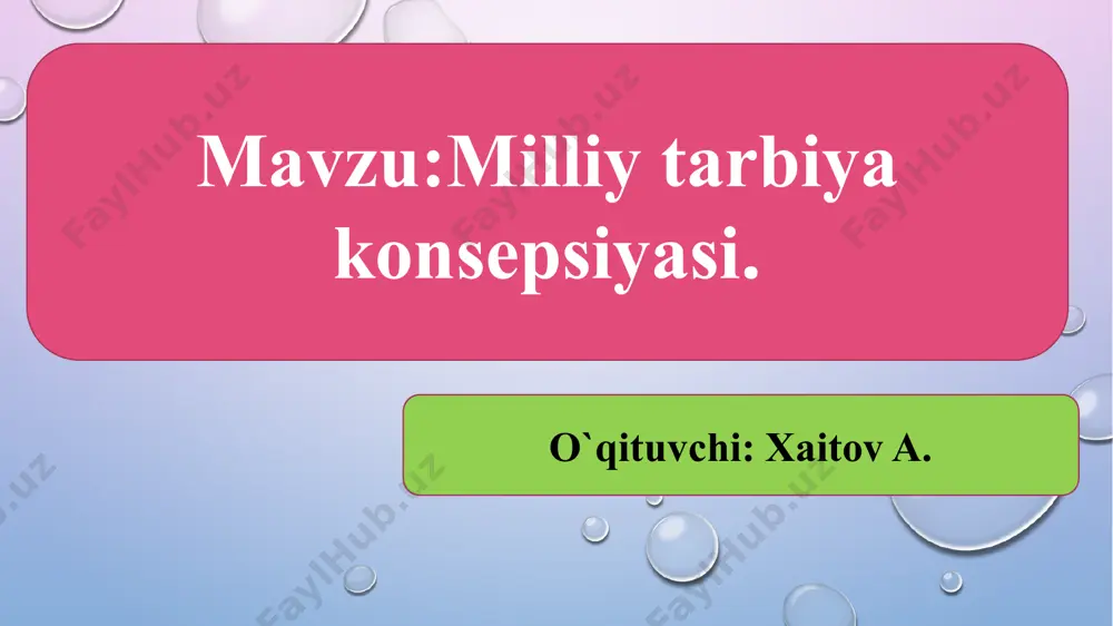 ng‘ich professional ta’lim - kasb-hunar maktablarida ix sinf bitiruvchilari negizida bepul asosda kunduzgi ta’lim shakli bo‘yicha umumta’lim fanlarining va mutaxassislik fanlarining ikki yillik integratsiyalashgan dasturlari asosida amalga oshiriladi. o‘rta professional ta’lim - kollejlarda davlat buyurtmasi yoki to‘lov-shartnoma asosida kasblar hamda mutaxassisliklarning murakkabligidan kelib chiqqan holda, davomiyligi ikki yilgacha bo‘lgan kunduzgi, kechki va sirtqi ta’lim shakllari bo‘yicha umumiy o‘rta, o‘rta maxsus ta’lim hamda boshlang‘ich professional ta’lim negizida amalga oshiriladi. o‘rta maxsus professional ta’lim - texnikumlarda umumiy o‘rta, o‘rta maxsus, boshlang‘ich professional va o‘rta professional ta’lim negizida davlat buyurtmasi yoki to‘lov-shartnoma asosida kasblar hamda mutaxassisliklarning murakkabligidan kelib chiqqan holda, davomiyligi kamida ikki yil bo‘lgan kunduzgi, kechki va sirtqi ta’lim shakllari bo‘yicha amalga oshiriladi. vazirlar mahkamasining 2019-yil 31-dekabrdagi 1059-son qaroriga 1-ilova uzluksiz ma’naviy tarbiya konsepsiyasi i bob. umumiy qoidalar ii bob. konsepsiyaning maqsad va vazifalari iii bob. konsepsiyada belgilangan vazifalarni oila va uzluksiz ta’lim tizimida amalga oshirish. iv bob. oilalarda uzluksiz ma’naviy tarbiyani …