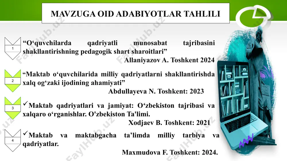 maktab qadriyatini shakllantirish - Page 5