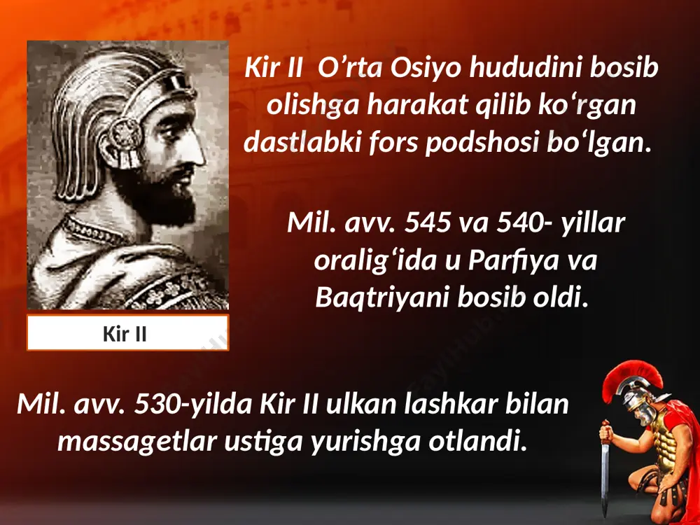 o‘rta osiyoga ahamoniylarning bosqinchilik yurishlari. 6- sinf - Page 3