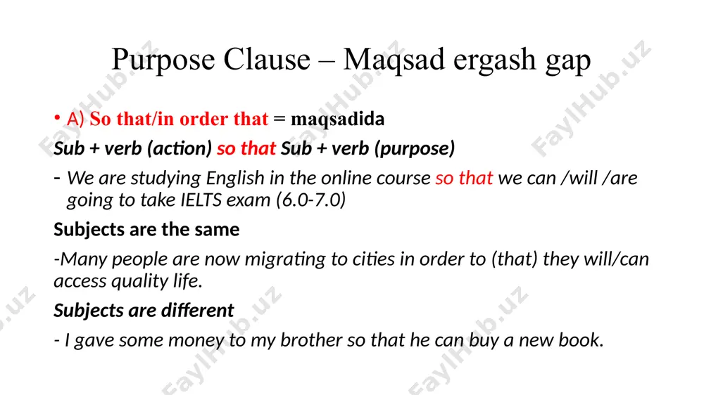 types of clauses - Page 3