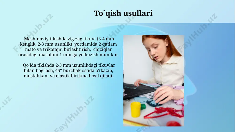 tikuv-trikotaj buyum detallarini biriktirish usullari - Page 3