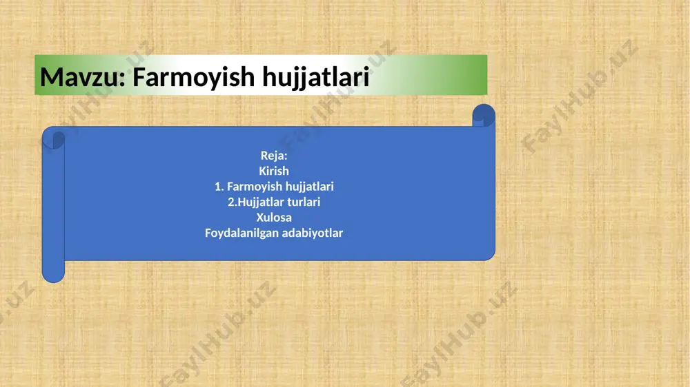 farmoyish hujjatlari - Page 2