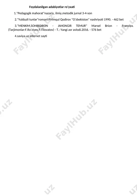 unosabatlari hatto ota – bolachalik yaqin bo’lgan, ibn sino shogirdini farzand sifatida qabul qilgan. tarixiy manbalarda yuritilicha, temuriylar davrida ham ustoz- shogird an’anasiga alohida e'tibor qaratiladi. bunga misol qilib biz, fransuz temurshunosi marsel brionning "menkim, sohibqiron jahongir temur" asaridagi ba'zi jumlalarni temur bobomiz tilidan keltirishimiz mumkin " savod chiqarish uchun muallim sabog'iga borganimda hali juda yosh edim. birinchi o'qituvchim mullo alibek ismli kishi bo'lib, maktabimiz mahallamiz masjidida joylashgan edi. ustoz bergan topshiriqlarni tez va oson o'zlashtirardim: qur'on suralarini yod olishda ham, husnixatda ham, talaffuzda ham benuqson edim. bir kuni mullo alibek meni otamga alqab: "o'g'lingni qadrla- uning idroki va quvvat hofizasi betakror, shuning barobarida u har ikkala qo'li bilan birdek yoza oladi. bunday insonlar ulg'ayib har ikki dunyoda ham nom qoldirar- degan ekan". buni qarangki ustoz shogirdining kelajakda qanday inson bo'lib yetishishini oldindan u egallagan bilimlar-u iste'dodiga qarab ayta olgan va bu maqtov temur bobomizni dunyoviy va diniy bilimlarni yanada …