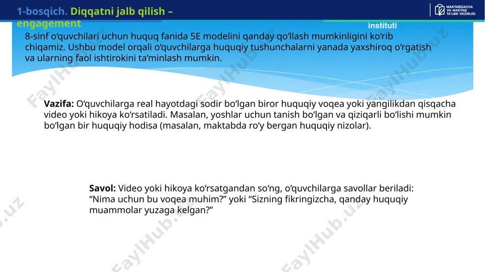 zamonaviy darsliklarning yangi metodik yondashuvlari: 5e modeli. - Page 5