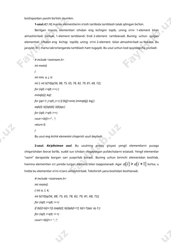 dasturlashda massivlar - Page 5