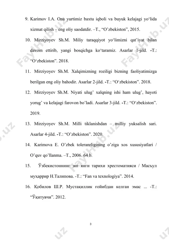 а хизмат қилувчи меъёрий асос сифатида талқин қилинади. ёшларни ҳар томонлама баркамол қилиб тарбиялашда педагог ва мураббийларнинг ўрни ва ролини оширишга қаратилган муҳим чоралар белгилаб берилган. 2016 йил 15 март куни тошкент давлат педагогика университетида “кадрлар тайёрлаш миллий дастури - “ўзбек модели”нинг ажралмас қисми” мавзусида ёш олимлар ва талабаларнинг илмий-амалий конференцияси ташкил этилди. конференциянинг мақсади иқтидорли, қобилиятли ва истеъдодли ёш олим ва талабаларни аниқлаш, улардаги ижодий қобилиятларнинг рўёбга чиқишига кўмаклашиш ва қўллаб-қувватлашдан иборат. ўзбекистон президентининг 2018 йил 22 январдаги фармони билан тасдиқланган «2017–2021-йилларда ўзбекистон республикасини ривожлантиришнинг бешта устувор йўналиши бўйича ҳаракатлар стратегиясини «фаол тадбиркорлик, инновацион ғоялар ва технологияларни қўллаб-қувватлаш йили»да амалга оширишга оид давлат дастурининг 172-бандида «таълим тўғрисида»ги ўзбекистон республикаси қонунининг янги таҳрирдаги лойиҳасини ишлаб чиқиш вазифаси белгилаб берилди. қонун лойиҳасини ишлаб чиқиш жараёнида йигирмадан ортиқ хорижий давлатнинг (россия, жанубий корея, германия, италия, англия, ақш, франция, швеция, дания, норвегия, ҳолландия, украина, беларус, қозоғистон ва б.) таълим тўғрисидаги қонунлари ўрганилди ва …