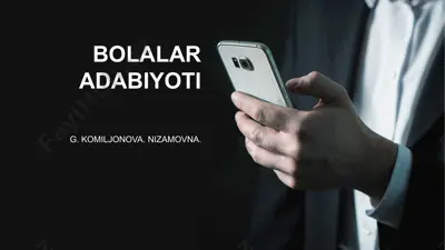 bolalar adabiyoti — PPTX