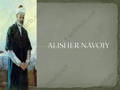alisher navoiy — PPT