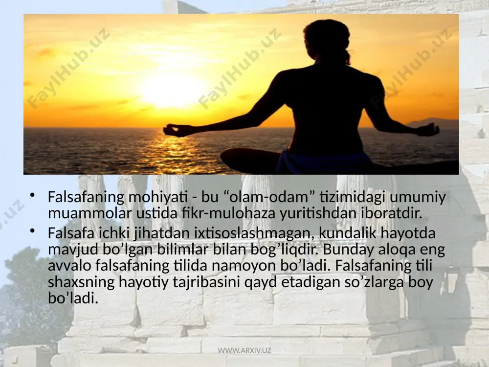 falsafiy tafakkur tarixini davrlashtirish - Page 5