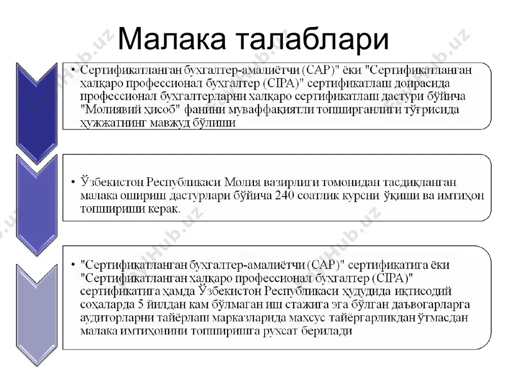 аудиторлик касбига малакавий ва ахлоқий талаблар - Page 4