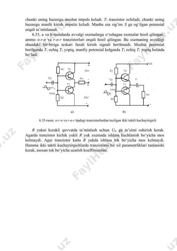 ikki taktli chiqish kuchaytirgichlari - Page 5