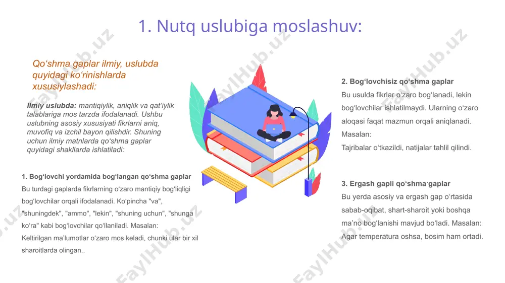 qo‘shma gaplarning nutqiy xususiylashuvi - Page 5