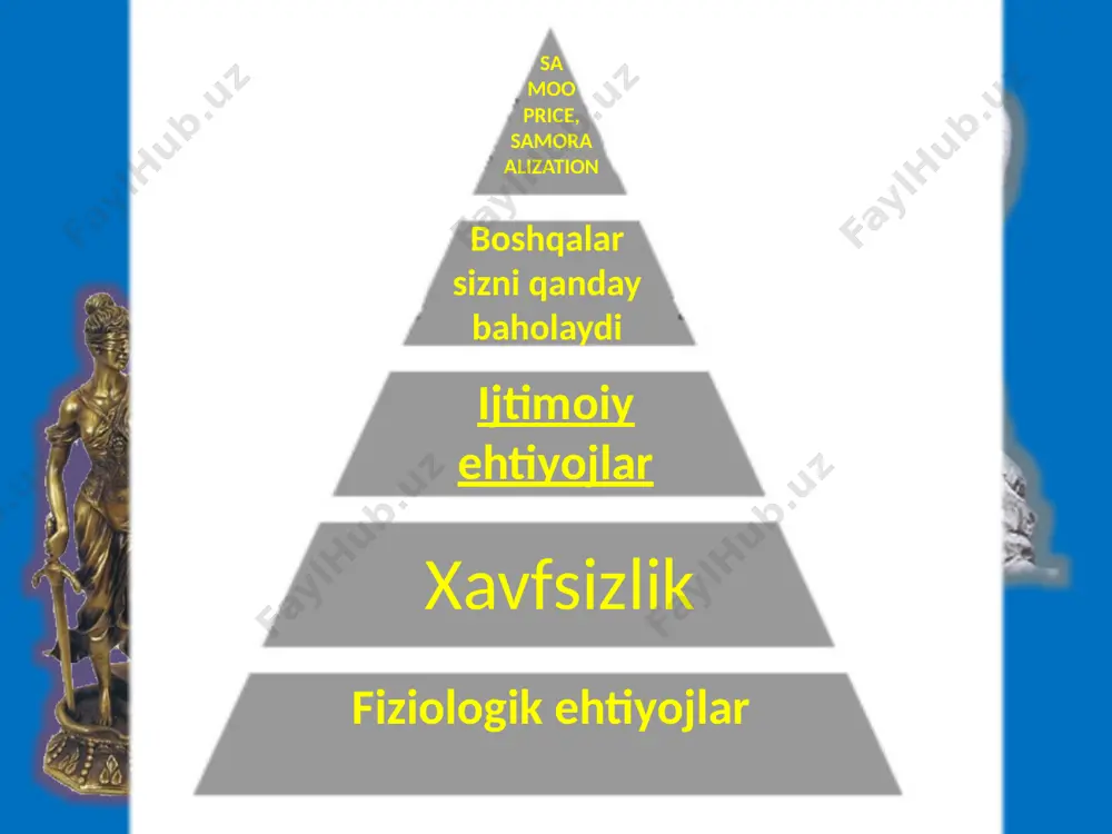 rmoqlari epistemologiya ( yunoncha : gnsis , bilim, bilish va lugos , so'z, tushuncha) - bilish nazariyasi, falsafaning bilimning tabiati va imkoniyatlarini, uning zaruriy shartlarini, vositalari va ishonchlilik shartlarini o'rganadigan bo'limi . epistemologiya ( yunoncha : ēpętįmē , bilim va lugos , so'z, tushuncha) – bilish nazariyasi; ingliz va frantsuz tillarida falsafaning asosiy tarmoqlari etika ( yunoncha : ēēēki , ēkhos dan , fe'l-atvorga, xarakterga bog'liq ; lat . axloq ) - falsafaning axloqni o'rganadigan bo'limi oliy qadriyat va majburiyatlar sohasi va axloq inson hayotining bir jihati va ijtimoiy ong shakli sifatida. aksiologiya ( yunoncha : apia , qiymat va lugos , so'z, tushuncha) - qiymat haqidagi ta'limot, qadriyatlar dunyosining xususiyatlari, tuzilishi va ierarxiyasini , uning ontologik holatini va bilish usullarini, qiymat hukmlarining tabiati va o'ziga xosligini o'rganadigan falsafiy fan . uchta falsafiy an'ana gretsiya hindiston xitoy savollar: tarix nima? falsafa nimaga intiladi? falsafaning asosiy savollari? sotsiologiya qanday usullardan foydalanadi? …