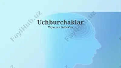 uchburchaklar — PPTX