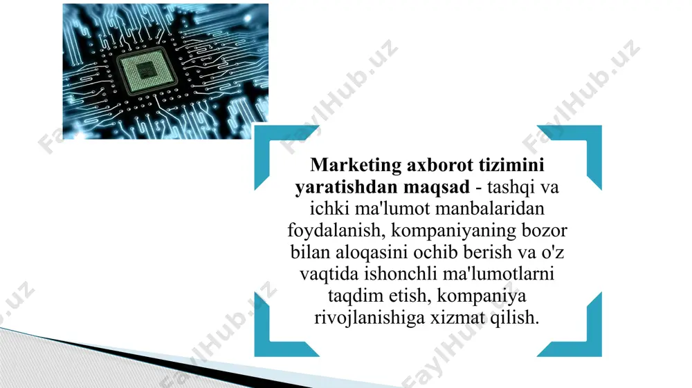 marketing faoliyatini axborot bilan ta'minlash - Page 5