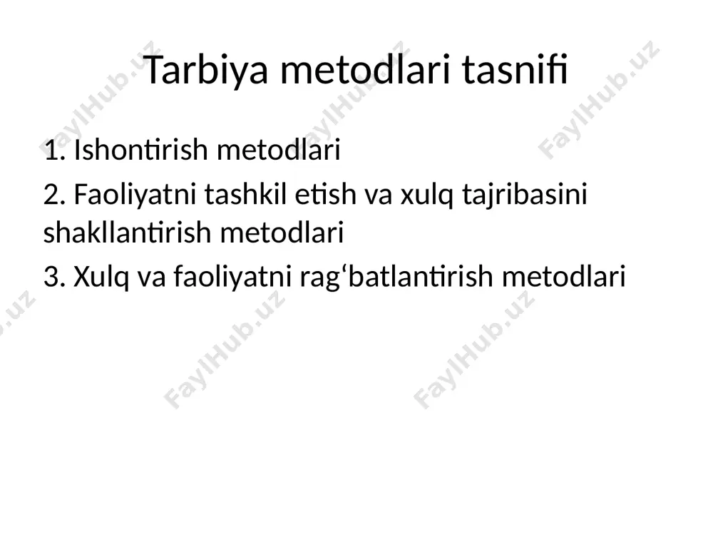 tarbiya metodlari klassifikatsiyasi - Page 4
