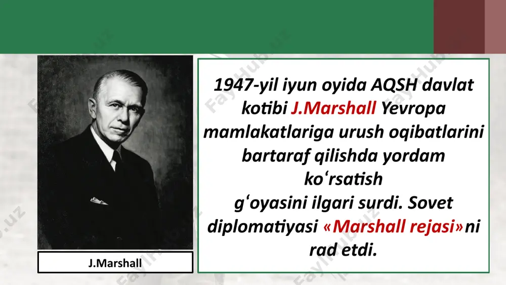ikkinchi jahon urushidan keyingi xalqaro munosabatlar: «sovuq urush»ning boshlanishi - Page 4