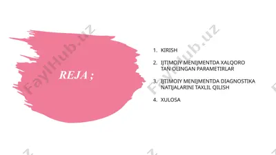 ijtimoiy menedjment — PPTX