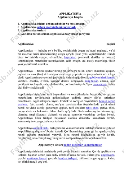 applikatsiya — DOCX