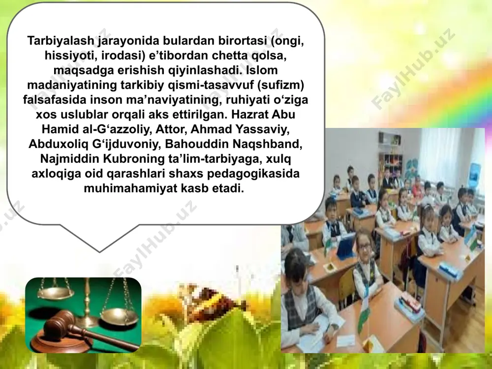 tarbiyaviy jarayonda g’oyaviy siyosiy axloqiy tarbiyani tashkil etish ma’naviyati - Page 5