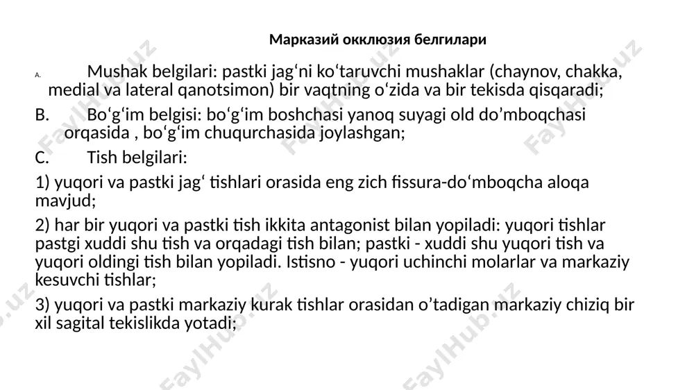 oklyuziya va artikulyatsiya tushunchasi - Page 5