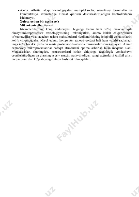 protsessor texnologiyasida videoxotira funktsiyasini ta'minlashda shovqinga chidamlilik, barqarorlik, tezlik va boshqalar ishonchli integratsiya va elektr parametrlariga muvofiqligi uchun universal talablarga qo'shiladi. bipolyar raqamli mikrosxemalar unumdorlik mezonlari va integratsiyaning ko'p qirraliligi bo'yicha optimal yechim bo'lib, ular joriy vazifalarga qarab trigger, protsessor yoki invertor sifatida ham ishlatilishi mumkin. funksiyalar funksiyalar diapazoni asosan mikroprotsessor muayyan jarayon doirasida hal qiladigan vazifalarga asoslanadi. umumlashtirilgan versiyadagi universal funktsiyalar to'plami quyidagicha ifodalanishi mumkin: · maʼlumotlarni oʻqish. · ma'lumotlarni qayta ishlash. · ichki xotira, modullar yoki tashqi ulangan qurilmalar bilan ma'lumot almashish. · ma'lumotlarni yozib oling. · ma'lumotlarni kiritish va chiqarish. yuqoridagilarning har birining ma'nosioperatsiyalar qurilma ishlatiladigan umumiy tizim konteksti bilan belgilanadi. masalan, arifmetik-mantiqiy amallar doirasida elektron va mikroprotsessor texnologiyalari kiritilgan ma'lumotlarni qayta ishlash natijasida yangi ma'lumotlarni taqdim etishi mumkin, bu esa o'z navbatida u yoki bu buyruq signalining sababi bo'ladi. protsessorning o'zi, kontroller, quvvat manbai, aktuatorlar va boshqaruv tizimida ishlaydigan boshqa modullarning ish parametrlari tartibga solingan ichki …