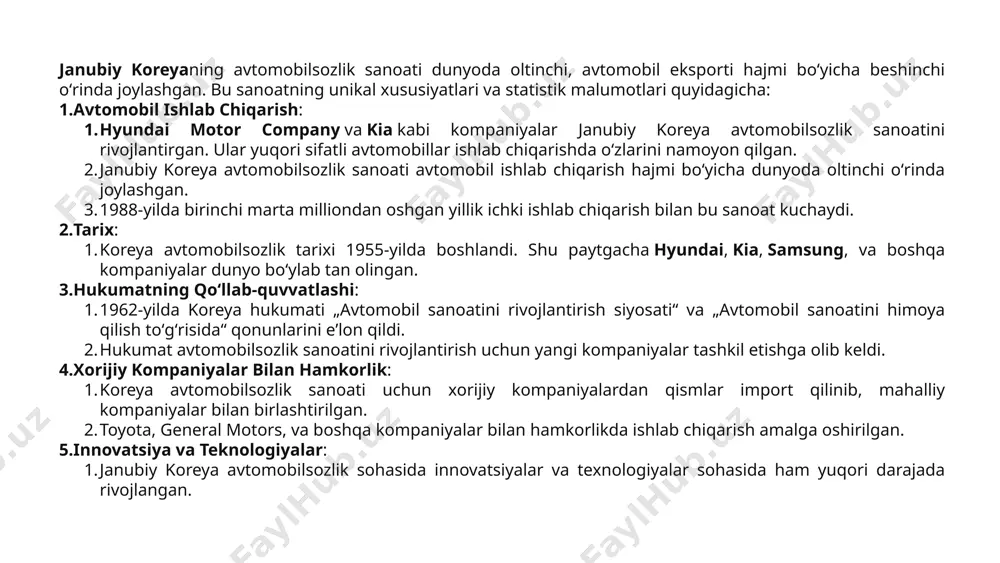janubiy koreya sanoati - Page 5