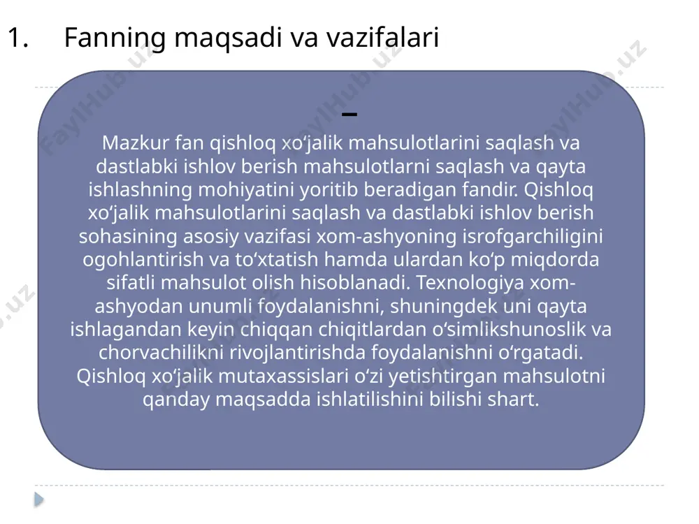 qishloq xo‘jalik mahsulotlarini saqlash va qayta ishlash. - Page 4