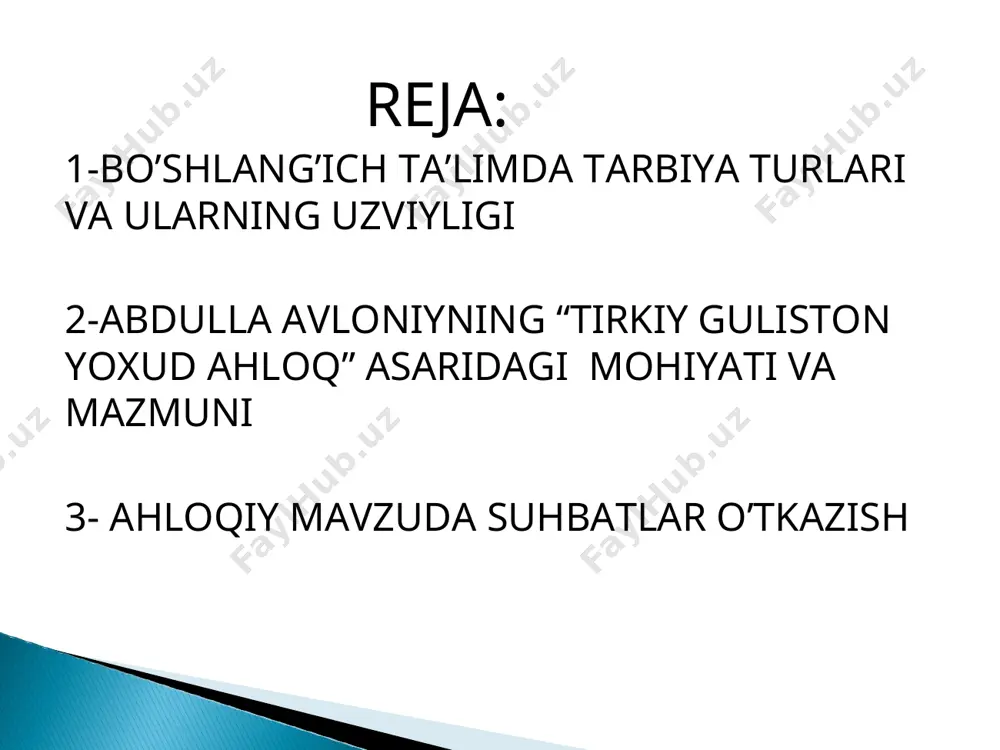 bo'shlang'ich ta'limda tarbiya nazariyasi - Page 2