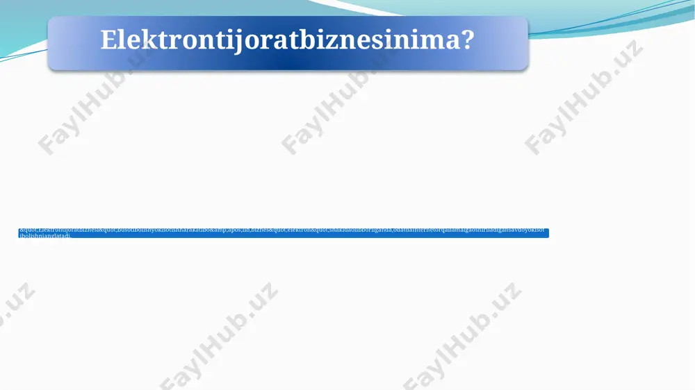biznesda elektron tijoratning o’rni - Page 3