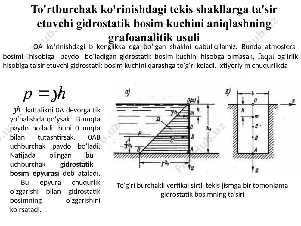 gidrostatik bosim kuchi - Page 5