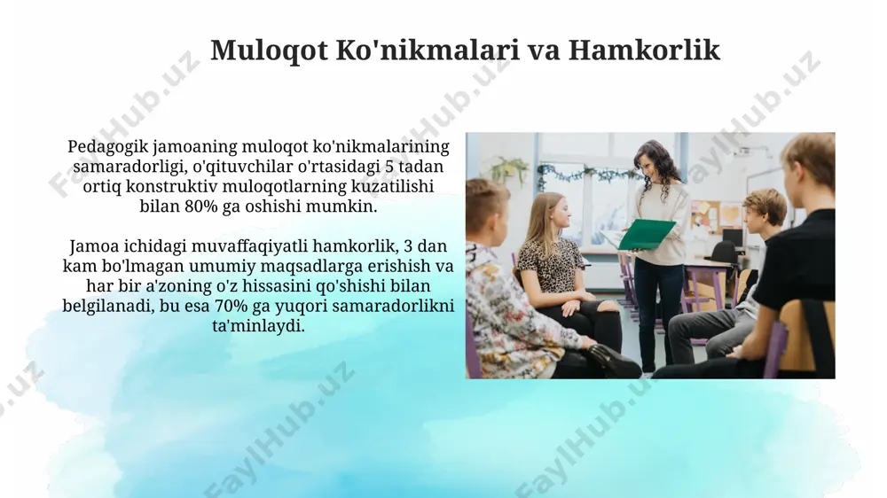 pedagogik jamoaning psixologik xususiyatlari - Page 5