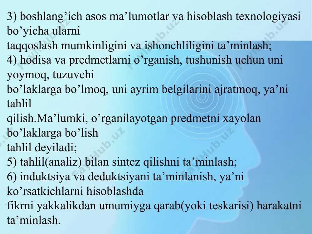 ing misolimizda, birinchi zavodda bankaning og’irligi 350 sm3, ikkinchi zavodda – 500 sm3 ekanligi aniqlandi. bularni shartli bankalarga aylantirsak: birinchi zavod uchun uning soni (350:353,4)•100=99 mingta kelib chiqadi. ikkinchi zavodda (500:353,4)•100=141 mingta demak, oldingi xulosa noto’g’ri bo’lib chiqmoqda. chunki, shartli natural o’lchov birligida hisob-kitobni amalga oshirsak, ikkinchi zavod birinchi zavodga nisbatan 1,4 barobar ko’p mahsulot ishlab chiqargan. shunday qilib, shartli natural o’lchov birligi turlicha iste’mol qiymatiga ega bo’lgan bir xil hodisalarni umumlashtirish qudratiga ega natural va shartli natural o’lchov birliklari qanday qulay va foydali bo’lmasin, ular mohiyati jihatdan bir xil bo’lmagan hodisalarni bir o’lchovga keltira olmaydi. ishlab chiqarilgan gazmol, ko’mir va yog’ning miqdorlarini qo’shib bo’lmaydi. bu tovarlar turli o’lchov birliklarida o’lchanadi va turli iste’mol qiymatiga ega. bu muammo qiymat (pul) o’lchov birliklarini qo’llash bilan echiladi. qiymat o’lchov birligi deyilganda har xil turdagi va turlicha iste’mol qiymatiga ega bo’lgan hodisalarni bir xil birlikka keltiruvchi o’lchov birliklari tushuniladi. 3. nisbiy miqdorlar to’g’risida …