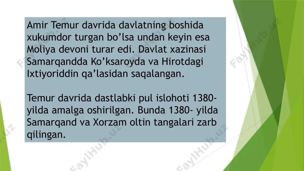 temuriylar davrida foydalanilgan tangalar - Page 4