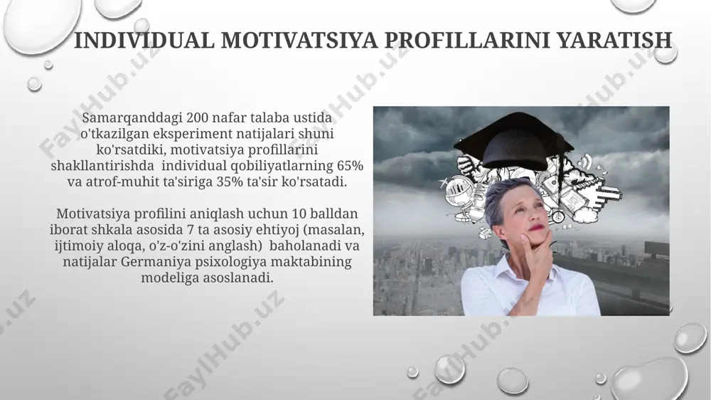 shaxs ehtiyojlari va mativatsion sohasini o'rganish - Page 5