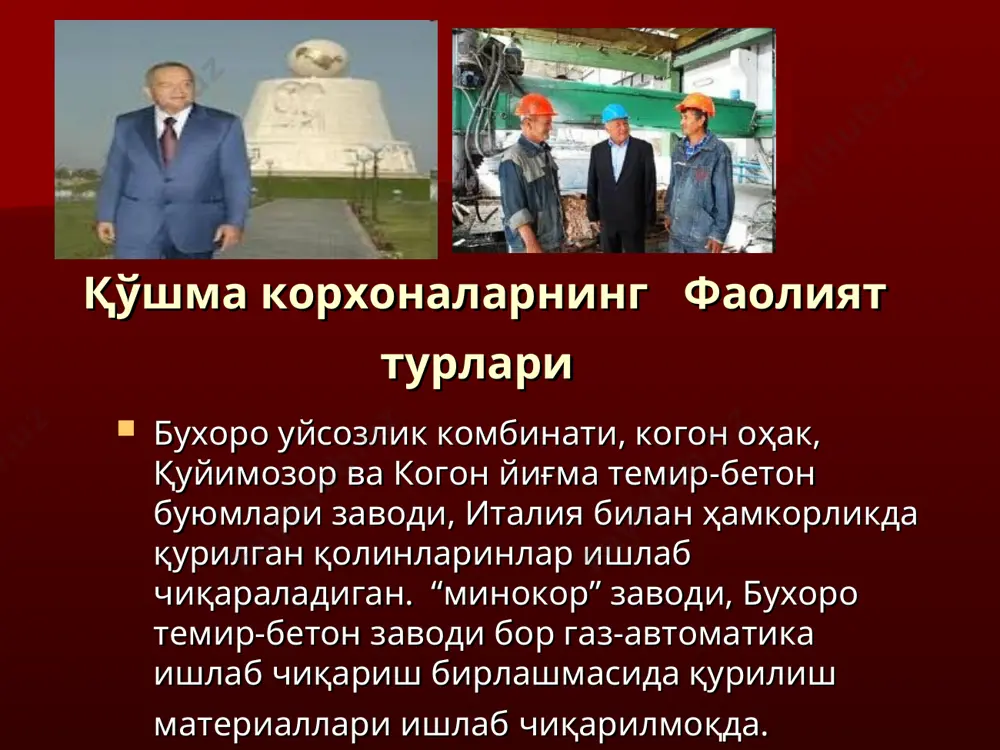 бухоро вилояти қўшма корхоналари - Page 5