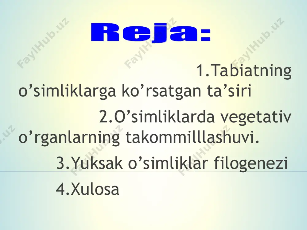 o’simliklar filogenezi - Page 3