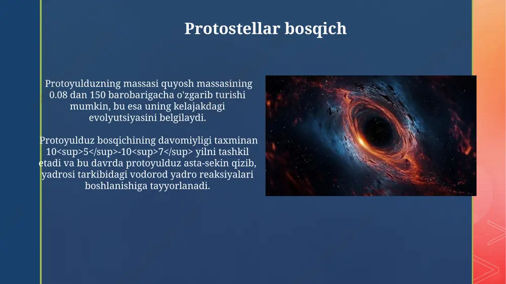 yulduzlarning paydo bolishi va evolyutsiya. qora tuynuklar - Page 3
