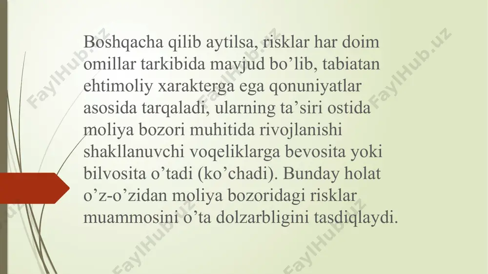 moliya bozori risklari va ularning turlari - Page 4