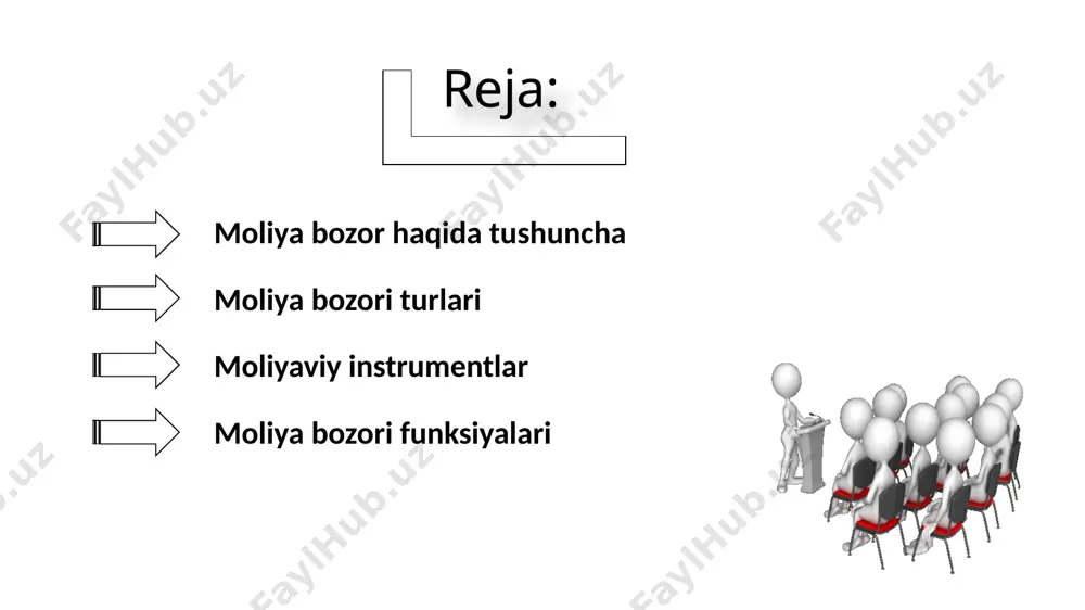 iyaviy instrumentlar moliyaviy instrument- qarz majburiyati yoki ulush munosabatini yuzaga keltiruvchi moliyaviy aktivdir. moliyaviy instrumentlar bozor ishtirokchilari o’rtasidagi bitim natijasida shakllanadi. bunda bitimning bir ishtirokchisi moliyaviy aktivni qo’lga kiritgan ikkinchi tomonda moliyaviy majburiyatlar bo’yicha to’lovni talab qilish huquqini beradi, tashkilot yoki fuqorolarga tegishli mulkiy huquqni o’zida jamlaydi. moliyaviy instrumentlar pul instrumentlari moliyaviy derivativlar xorijiy valyuta ayriboshlash instrumentlari forward futures swop options qimmatli qog’ozlar depozit kredit spot to'g'ridan-to'g'ri forvardlar valyuta svopi forward futures swop options moliyaviy derivativlar moliyaviy vositalar aktivlari sinflari yuqorida sanab o'tilgan moliyaviy instrumentlar turlaridan tashqari, moliyaviy instrumentlarni ikkita aktiv sinfiga ajratish mumkin. 1. qarzga asoslangan moliyaviy instrumentlar qarzga asoslangan moliyaviy instrumentlar sub'ekt korxonaning kapital miqdorini oshirish uchun foydalanishi mumkin bo'lgan mexanizmlar sifatida tasniflanadi. masalan, obligatsiyalar, qarzlar, ipoteka kreditlari, kredit kartalari va kredit liniyalari. ular biznes muhitining muhim qismidir, chunki ular korporatsiyalarga kapital o'sishi orqali rentabellikni oshirishga imkon beradi. 2. kapitalga asoslangan moliyaviy instrumentlar o'z mablag'lariga asoslangan moliyaviy instrumentlar …