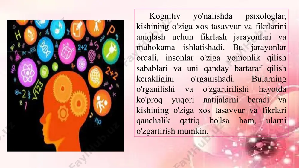 at’iy ilmiy yondashuvlarga asoslanib, ret mijozni stereotiplar va klişelar bog‘lari va ko‘r-ko‘ronalaridan xalos etishga, dunyoga yanada erkin va ochiq fikr bilan qarashni ta’minlashga intiladi. kontseptsiyaning asosiy nazariy qoidalari. a. ellisning kontseptsiyasi shuni ko'rsatadiki, psixologik buzilishlarning manbai, barcha xilma-xilligi bilan, qoida tariqasida, bolalik davrida katta yoshlilardan o'rganilgan dunyo haqidagi individual irratsional g'oyalar tizimidir. nevroz, xususan, a. ellis tomonidan "irratsional fikrlash va xatti-harakatlar" deb talqin qilinadi. hissiy buzilishlarning asosi, qoida tariqasida, o'z-o'zini ayblashdir. retda muhim kontseptsiya bu "tuzoq" tushunchasi - asossiz (nevrotik) tashvish, asabiylashish va boshqalarni biladigan barcha kognitiv shakllanishlar. a. ellisning kontseptsiyasida aytilishicha, qabul qilish muhitida sevilish yoqimli bo'lsa-da, inson bunday muhitdan tashqarida ham o'zini ancha zaif his qilishi kerak. shu sababli, yo'nalish o'ziga xos "nevrotik kod" ni ishlab chiqdi - bu psixologik muammolarga olib keladigan noto'g'ri mulohazalar. ular orasida: “men hammaga muvaffaqiyatli, mohir va omadli inson ekanligimni isbotlashim kerak; men rad etilganimda, bu dahshatli"; "men uchun muhim bo'lgan barcha odamlar …