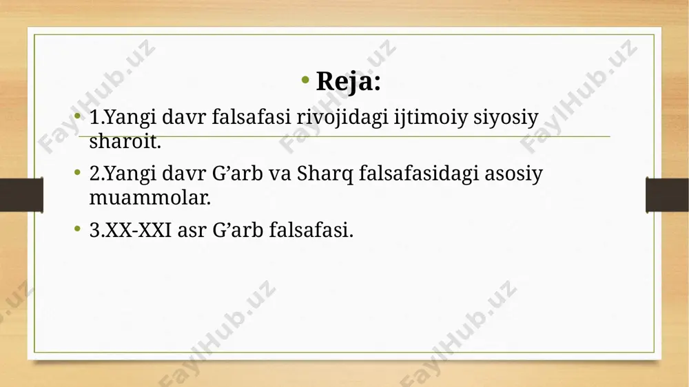 auer ta’limotini davom ettirgan nemis faylasufi fridrix nitsshe (1844-1900) fikricha, «borliqning eng chuqur mohiyati hokimiyatga erishish uchun bo`lgan irodadir.» nitsshe inson borliqida maxlo`g`lik va holiklikni birlashib ketganini asoslab berishga harakat qildi. uning diyorimizda bundan ikki yarim ming yil mukaddam shakllangan zardushtiylik ta’limotini o`rganib yaratgan «zardusht tavallosi» asarida kuchli shaxslarni tarbiyalash g`oyasi ilgari surilgan. u o`z ortidan irodasiz kishilar ommasini yetaqlashga kodir bo`lgan irodasi kuchli shaxslarni tarbiyalash tarafdori bo`lgan. neotomizm — хх asrdagi eng yirik diniy-falsafiy oqim bo`lib, u o`rta asrlardagi (хiii asr) foma akvinskiyning ta’limotini qaytadan tikladi. u (neo — yangi, tomizm — «foma», transkripsiyada «toma» bo`lib o`zgargan) foma akvinskiyning yangi, zamonaviy ta’limoti demakdir. bu ta’limotga ko`ra, ilm va e`tiqod o`rtasida tula muvofiglik, uyg`unlik bor. ular bir-birini tuldirib turadi, har ikkisi ham xudo tomonidan berilgan haqiqat. neotomizm vakillari fikricha, ilm yetmagan joyda e`tiqod qo`llanishi kerak. lekin bu e’tigod kur-kurona, shunchaki ishonch bo`lmay, balki mantiqan teran anglangan e’tigod bo`lishi kerak. хudoning …