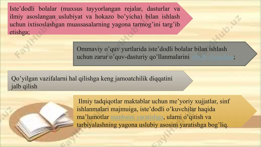 odamlar eng kam gap gapirishadi? uning balandligi ham, bo’yi ham, eni ham yo’q, lekin uni o’lchasa bo’ladi. u nima? 6. odamzod o’rgimchakka qarab, osma ko’priq qurishni o’rgandi, mushuklarni kuzatib, fotoapparat diafragmasi va nur qaytargichlarni kashf qildi. aytingchi, ilonni kuzatib, odamzod nimani yaratdi? 7. sun’iy yo’ldosh yer orbitasini 1 soat 40 daqiqada aylanib chiqadi, lekin teskari yo’nalishda shu aylanib chiqish uchun 100 daqiqa vaqt ketadi. buning sababini izohlang. 8. bir vaqtlar nissa shahrida eng chidamli chekuvchi bo’yicha konkurs o’tkazilgandi. ishtirokchilardan biri ketma-ket 60 dona sigareta chekib, rekord o’rnatdi, lekin sovrin olmadi. nega? 9. traktorchining farhod ismli akasi bor edi, lekin farhodning ukasi yo’q edi. buning sababi qanday? 10. yengil yoki og’ir bo’lishi mumkin. lekin vaznga ega emas. tez va asta bo’ladi, ammo yugurishga, uchishga, suzishga ham qodir emas.u nima? * javoblar 1. itning bo’yniga bog’langan arqonning ikkinchi uchi hech qayerga bog’lanmagan edi. 2. tuxumning sarig’i oq rangda bo’lmaydi. 3. ular bobo, …